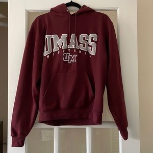 UMass hooded sweatshirt